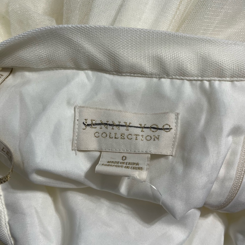 NWT BHLDN Jenny Yoo Louise Tulle skirt Ivory sizes 0, 8, 10, 18 - Picture 13 of 16